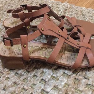 Sam Edelman leather Gladiator Sandal sz 9.5